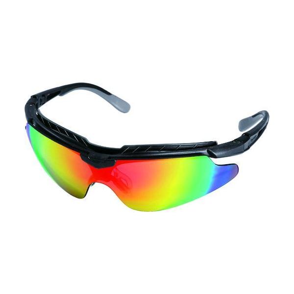 ＯＴＯＳ B-810XRO 一眼型保護メガネ（スポーツタイプ）レインボーレンズ　フレーム黒色 B810XRO