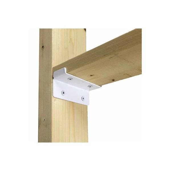 WAT-004 Walist ウォリスト棚受金具1枚用 白【2本】 WAT004 89mm WAKI 白WAT004