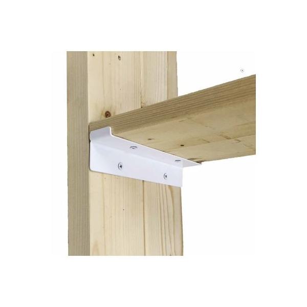 WAT-006 Walist ウォリスト棚受金具2枚用 白【2本】 WAT006 178mm WAKI 白WAT006