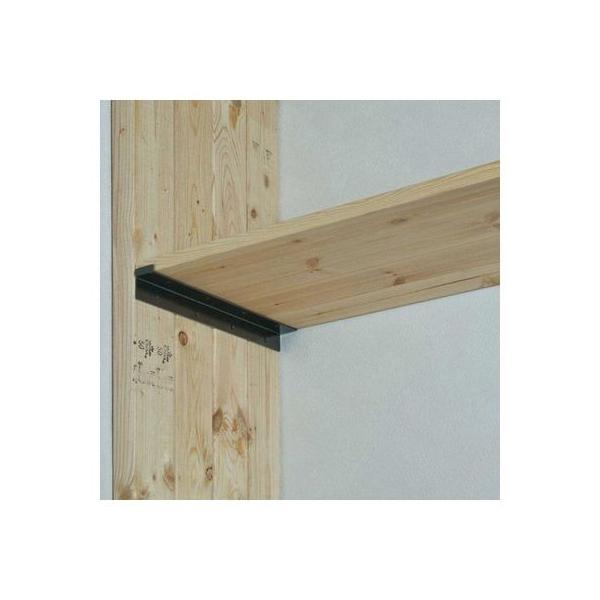 WAT-023 Walist ウォリスト棚受金具4枚用 黒【2本】 WAT023 356mm WAKI 黒WAT023 DIY