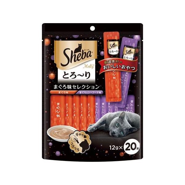 他サイト： マースジャパンリミテッド  4902397845133 シーバ とろ〜り メルティ まぐろ味セレクション 12g×20P SMT30の商品画像