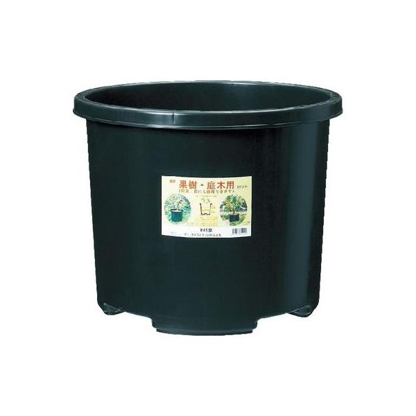 ＤＩＣ NPP-45-BK ＮＰポット＃４５黒 NPP45BK DICプラスチック 45リットル鉢 直径48cm ニチエイ