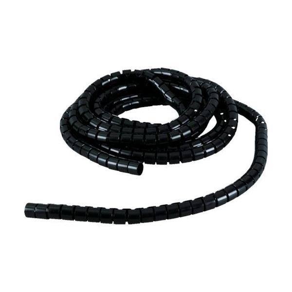 ＴＲＵＳＣＯ TKL20PEBK 電線保護材 スリットチューブ ５ｍ 結束径２２ 黒 TKL20PEBK 黒8554864