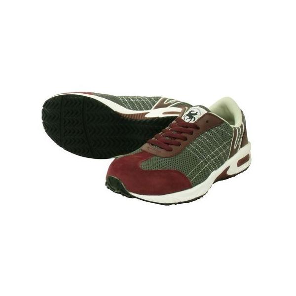 日進ゴム 4932807042593 ハイパーV＃2000 安全スニーカー【ヒモ】 チョコ 27．0 耐滑樹脂先芯入りスニーカー