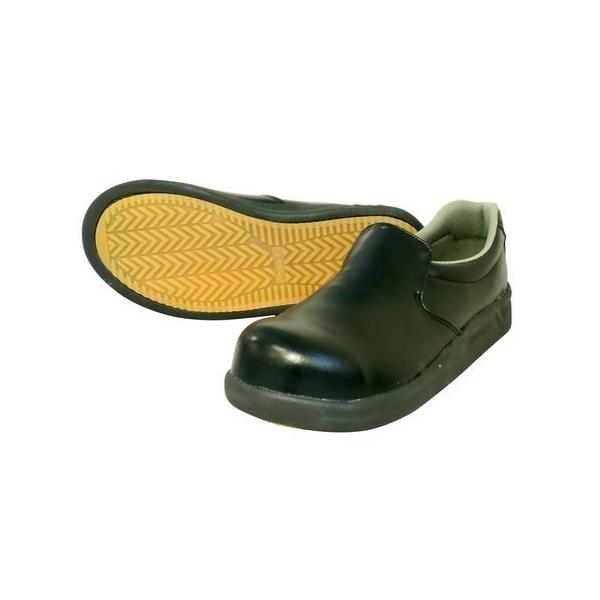 日進ゴム 4932807066476 耐滑樹脂先芯入り厨房シューズ Ｖ５１００ 黒 ２７．０ｃｍ