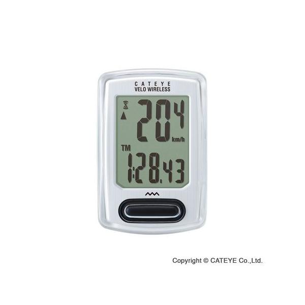 他サイト： キャットアイ CATEYE  4990173028672 VELO WIRELESS サイクロコンピュータ ホワイト CC−VT230Wの商品画像