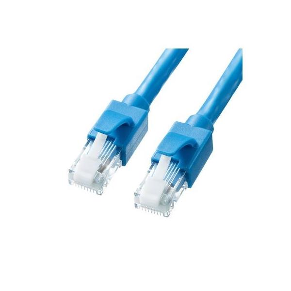 サンワサプライ KB-T6ATS-03BL カテゴリ6A LANケーブル 3m ブルー KBT6ATS03BL