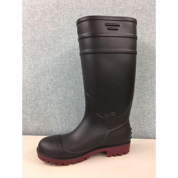 GDJAPAN ジーデージャパン 4589969284035 RB－718 PVC耐油底安全長靴 ツヤ消し ブラック 29．0