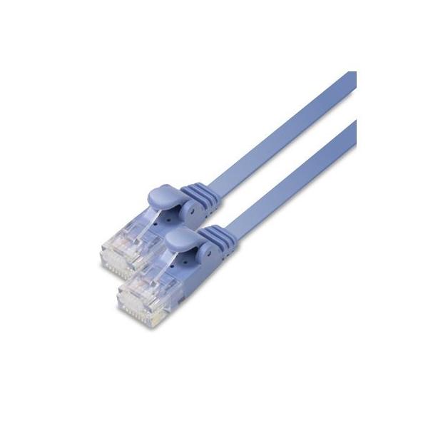 ELECOM エレコム LD-GF2/BU7 カテゴリー6対応LANケーブル【フラット】 LDGF2/BU7