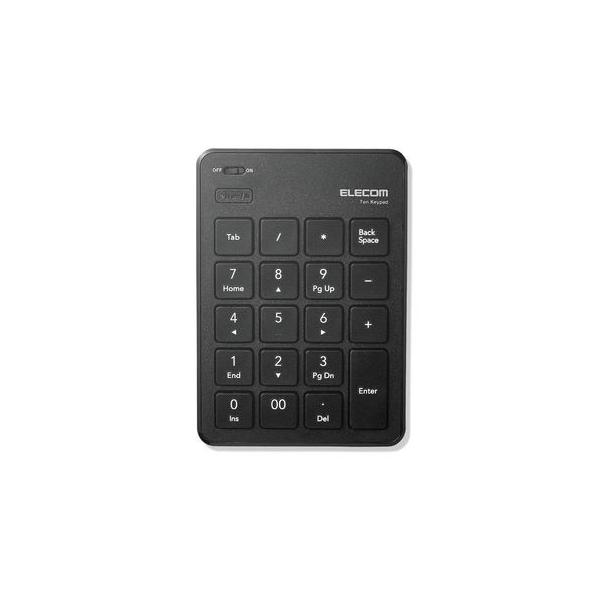 ELECOM エレコム TK-TBP020BK Bluetooth【R】薄型テンキーパッド TKTBP020BK