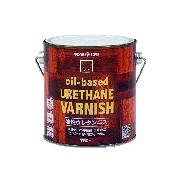 ニッペホームプロダクツ 4976124516528 直送 代引不可・他メーカー同梱不可 WOODLOVE 油性ウレタンニス オーク 750ml 75
