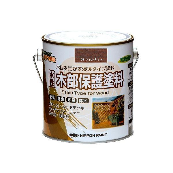 他サイト： 「直送」 ニッペホームプロダクツ 4976124544187 直送 代引不可 水性木部保護塗料 ０．７Ｌ ウォルナット ＨＸＹ００９−０．７の商品画像