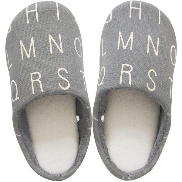 オカトー 005604 Saltoru？スリッパ アルファベットGRY