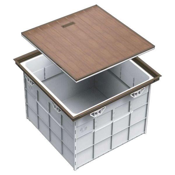 サヌキ SPG SFCK606S らくらく気密床下収納庫【ノックダウン式】 606角 シルバー