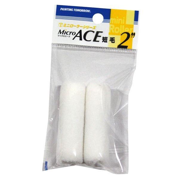 大塚刷毛製造 2MS-MIC ミニローラー Micro ACE短毛6mm 【2ホンP】 2MSMIC 2インチ