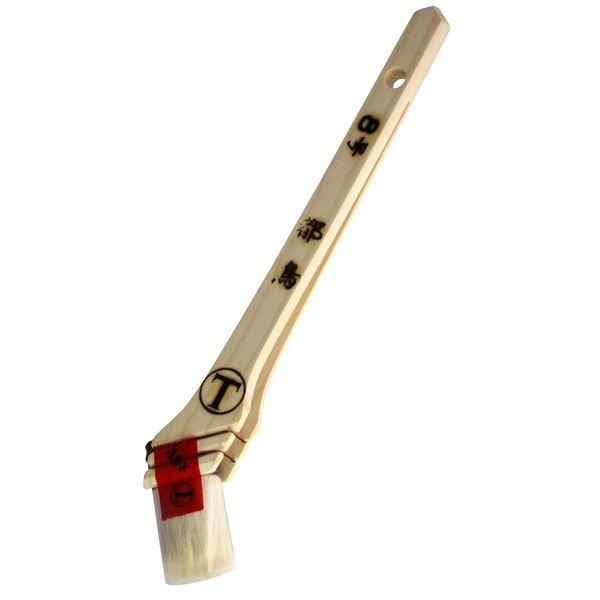 大塚刷毛製造 4560146117902 都鳥筋違 白 8号 1017600008 マルテー 合成樹脂塗料用薄口刷毛都鳥筋違白