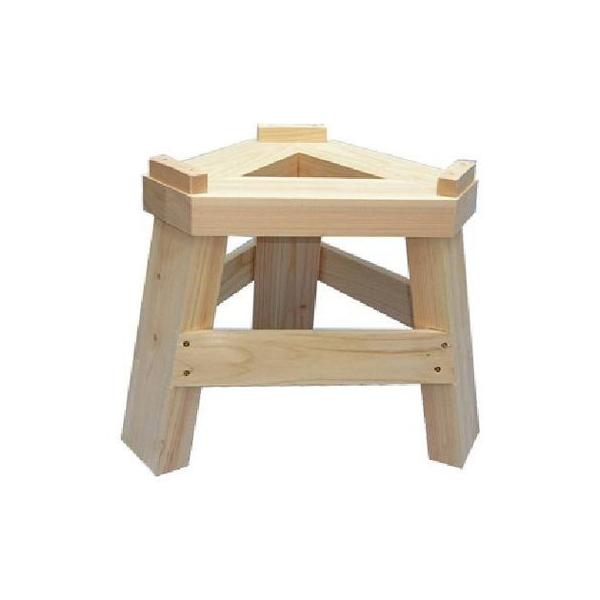 2362 ナガノ産業 石臼用 木台 ナガノ1升用