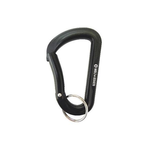 中林製作所 MCB-7 MILI BINER ミリタリーカラビナ 8mm ブラック MCB7