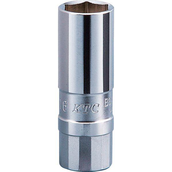 KTC 京都機械工具 B3A-16P-S ソケット ９．５ｓｑ．プラグレンチパック・台紙仕様 Ｂ３Ａ－１６Ｐ袋入り B3A16PS