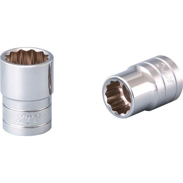 KTC 京都機械工具 B4-10W-S １２．７ｓｑ．ソケット 十二角 パック・台紙仕様 差込角１２．７ｍｍ Ｂ４－１０袋入り B410WS