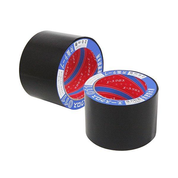 4512787111016 光洋化学 エースクロス011黒 75mmx20M 粘着テープ エースクロス011黒75mmx20M