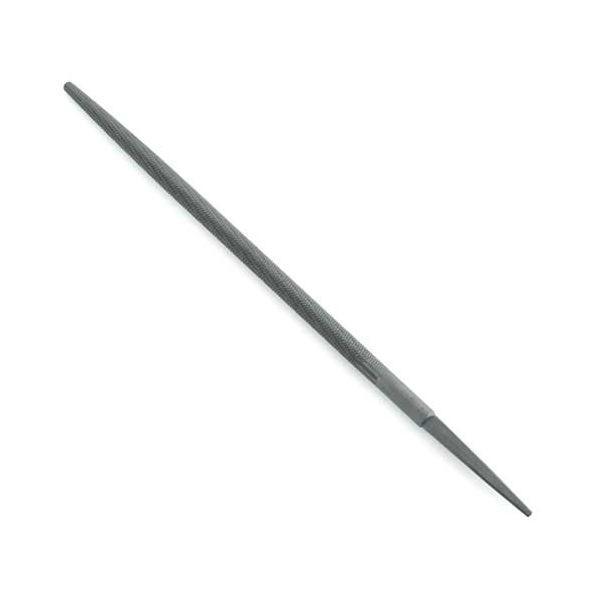 4518007000269 ツボサン 鉄工ヤスリ 荒目 丸 200MM T－18 鉄工ヤスリ柄無荒目丸T-18