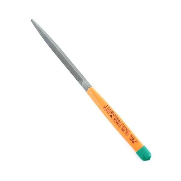 4518007001341 ツボサン 細工用ヤスリ 5本組中目三角 K－055 作業工具 大工道具 細工用ヤスリ5本組中目三角