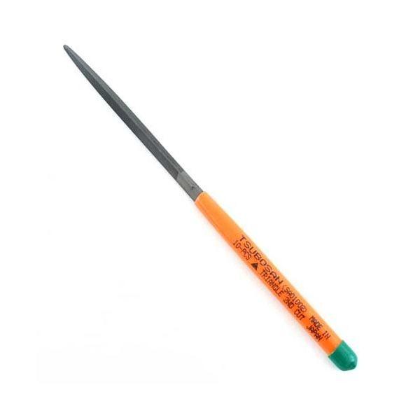 4518007001440 ツボサン 細工用ヤスリ10本組中目三角 K－105 作業工具 大工道具