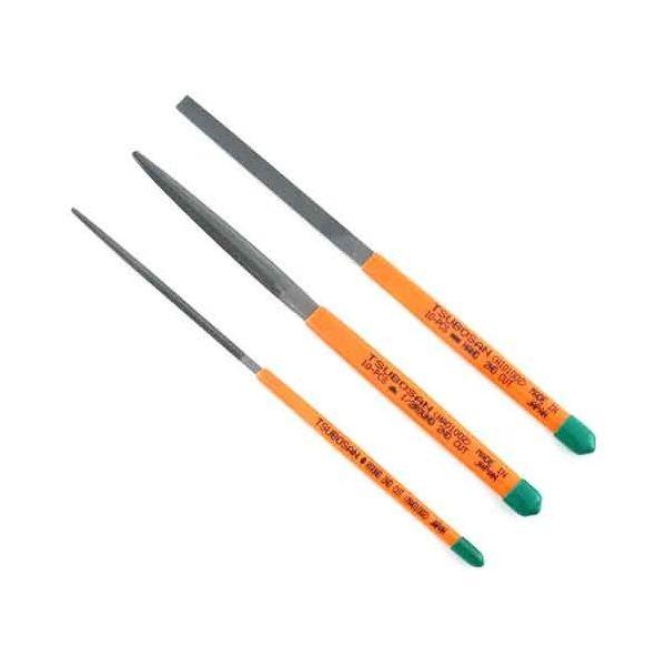 4518007002041 ツボサン 細工ヤスリ10本組3本セット ST－05 細工用ヤスリ BP入り 10本型 ST05