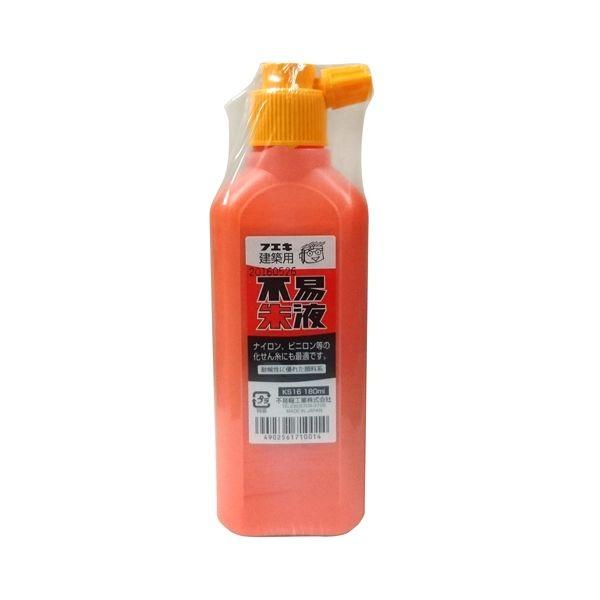 4902561710014 不易 朱液 ＃1 180cc 不易糊工業 180ml 160CC 作業工具 大工道具 墨汁