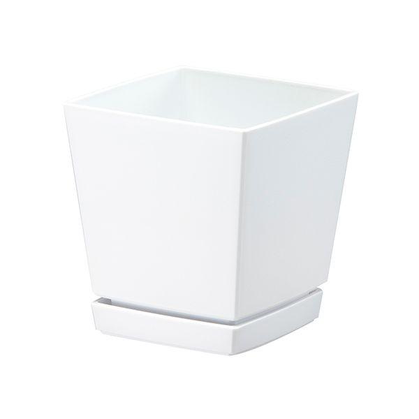 4903266721589 ヤマト クエンチローポット 皿付4号 0．6L ホワイト 大和プラスチック 大和プラ販