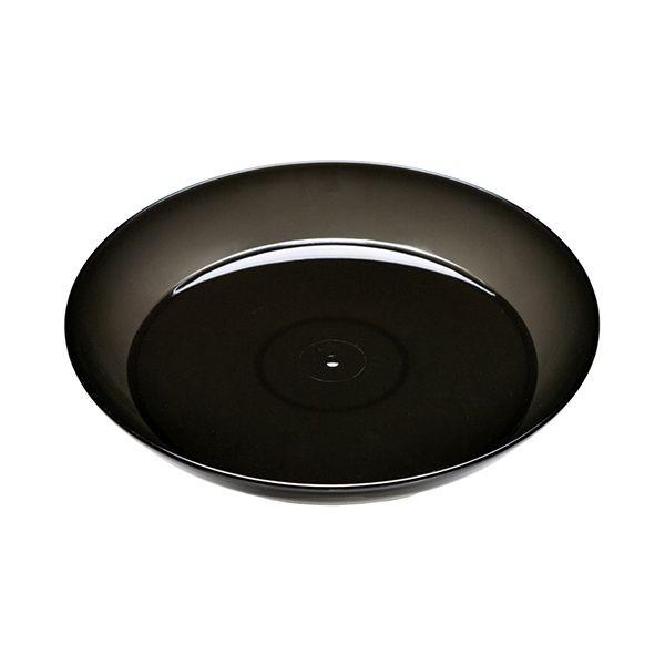 4903266724924 ヤマト クリアプレート 6号 クリアブラック 大和プラスチック 園芸用品 鉢用品 大和プラ販 鉢受皿