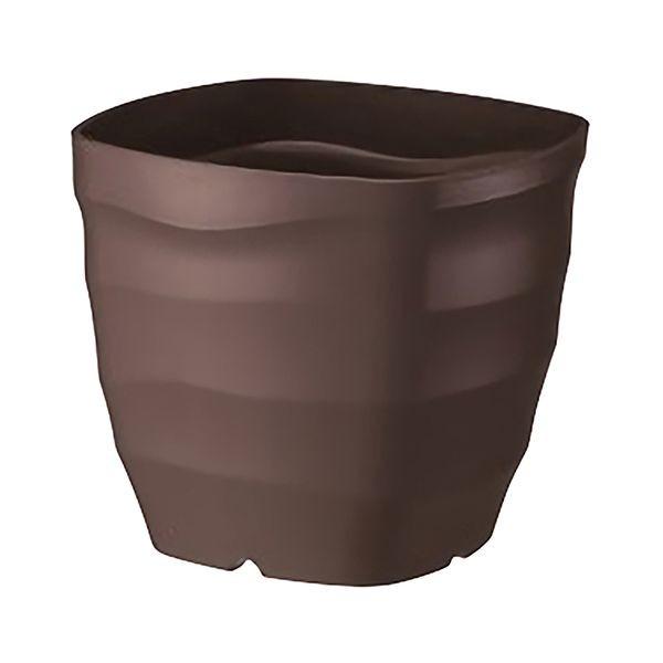 4903266726836 ヤマト フレグラースクエアポット 32ガタ DBR 32型 ダークブラウン 園芸用品 鉢用品
