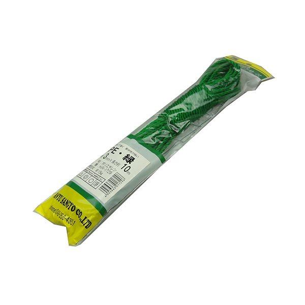 4905663017296 三友産業 ロープシリーズPE緑 HR－1729 10M PEロープ SANYU