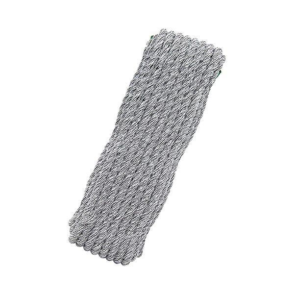 4905663029046 三友産業 カラー作業用ロープ混撚 黒 HR－2904 カラー作業用ロープ混撚ー黒 黒HR-2904