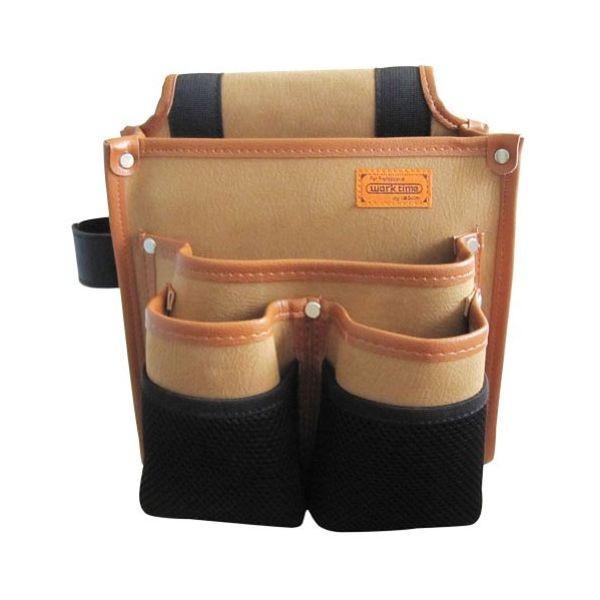 【予約受付中】【2月中旬頃入荷予定】4934053013662 コヅチ レザー仮枠袋工具差付 KNT－01 ワークタイム 男の道具袋 男の職人袋 工具