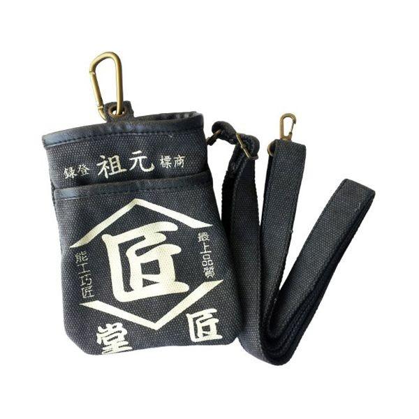 4934053980827 コヅチ 匠堂シザーケース 黒 TD－07BK 黒色 匠堂シザーケース黒 カラビナ付