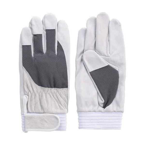 4952558587709 豚本革手袋 Ｆ－５０５ アスリート グレイＬＬ 富士グローブ 豚本革手袋 グレイLL