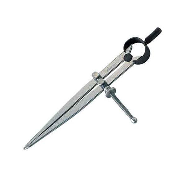 他サイト： 4960910730595 シンワ 鋼製コンパススプリング付 A 15CM 73059の商品画像