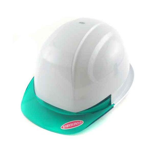 4962087104421 TOYO ひさし透明ヘルメット 白 NO．370F－OT－G トーヨーセフティー ABS製