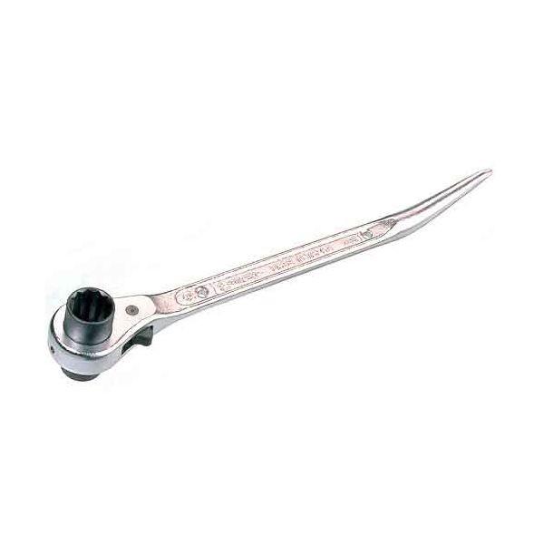 4967521159876 スーパー 曲りシノ付ラチェットレンチ RNB1921 スーパーツール 曲りシノ付両口ラチェットレンチ