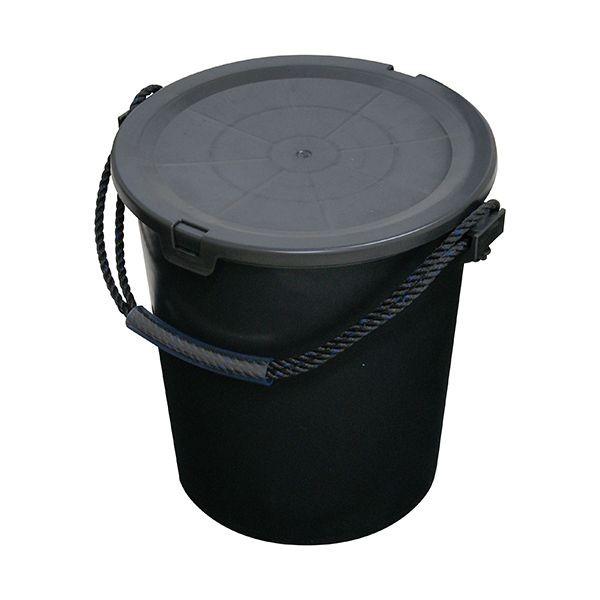 4977292117869 SK11 プラスチックペールバケツ 20L フタツキ フタ付き 藤原産業 作業工具 大工道具 左官用品