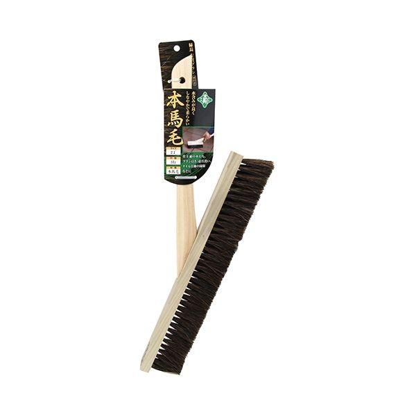 4977292129602 緑長 左官ブラシ ゴマ本馬毛 2チョウ 3ギョウエツキ 3行 左官ブラシゴマ本馬毛 2丁3行柄付き