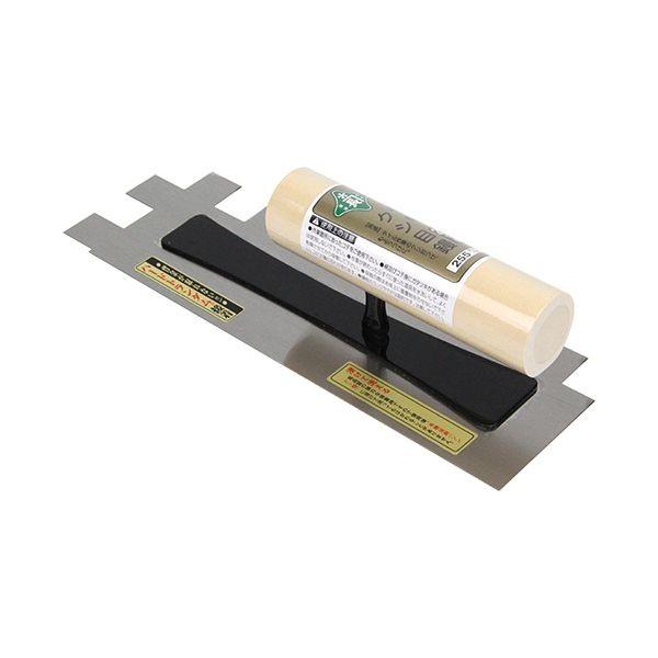 4977292162777 緑長 本焼クシ目鏝 20ミリ目 20ミリメ 255mm 20mm目 本焼クシ目コテ