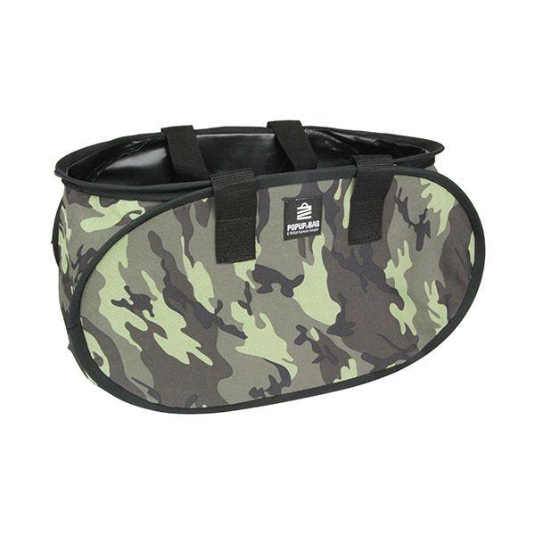 4977292172837 E－Value ポップアップバッグ EPU－53OV－CGR 藤原産業 迷彩グリーン 作業工具 道具袋