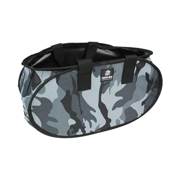 4977292172844 E－Value ポップアップバッグ EPU－53OV－CGL 迷彩グレー 藤原産業 作業工具 道具袋