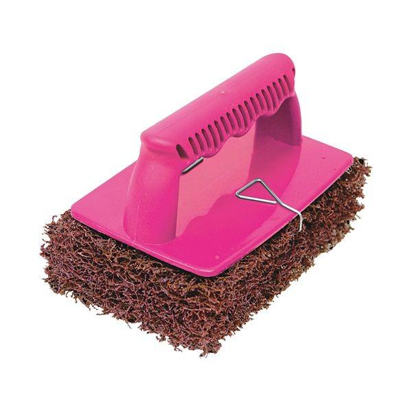 4977292196079 SK11 交換式ナイロンタワシ 荒目 ＃120 クリップ固定式 グリップ付