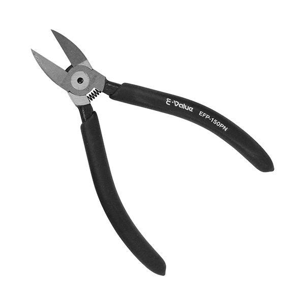 4977292235198 E－Value プラスチックニッパー EFP－150PNバネツキ バネ付 藤原産業 切断工具 作業工具