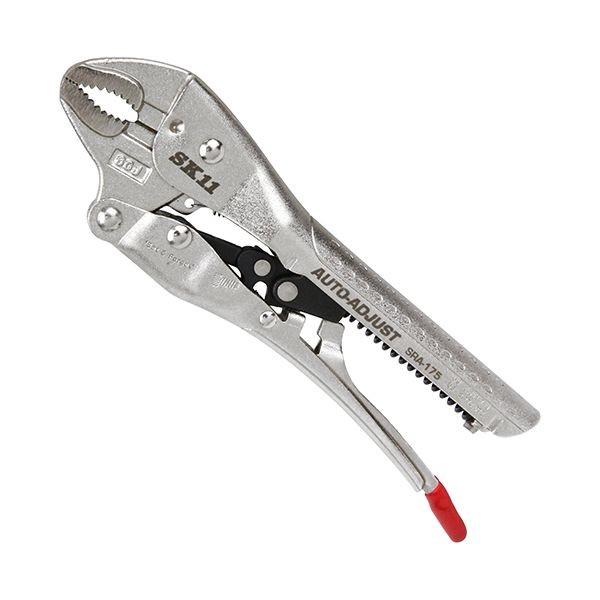 4977292244947 SK11 ロッキングプライヤー SRA－175 オートアジャストロッキングプライヤー バイスプライヤ
