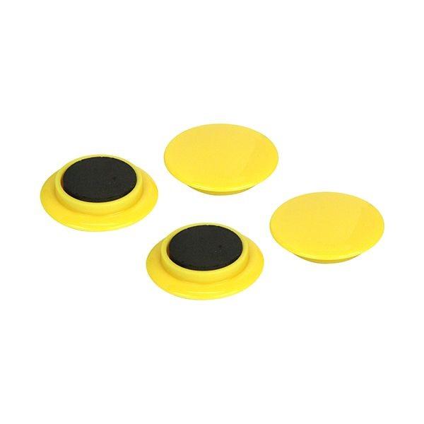 4977292280655 E－Value カラーマグネット 大 EMT－04YE イエロー 藤原産業 カラーマグネット大